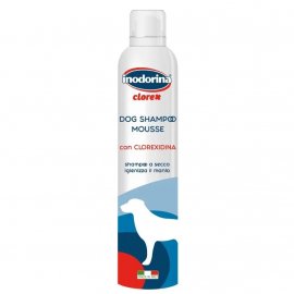 Inodorina Dog Shampoo Mousse шампунь-мусс с хлоргексидином для собак и щенков