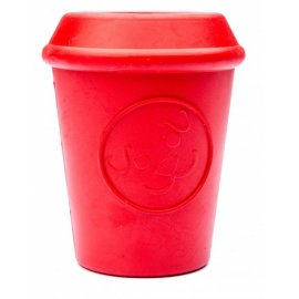 SodaPup (Сода Пап) Coffee Cup Treat Dispenser іграшка для собак ЧАШКА КАВИ, червоний
