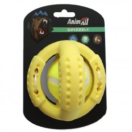AnimAll GrizZzly іграшка для собак ТЕНІСНИЙ М'ЯЧ жовтий