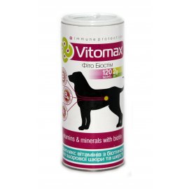 Vitomax Комплекс витаминов с биотином для здоровой кожи и шерсти собак