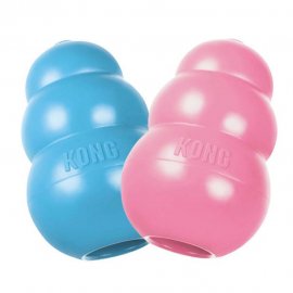 Kong PUPPY жевательная игрушка кормушка для щенков ГРУША