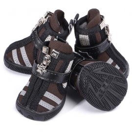 Ruispet демисезонные ботинки для собак малых пород, кофейный