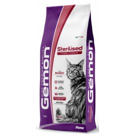 Gemon STERILISED сухой корм для стерилизованных кошек ГОВЯДИНА