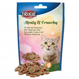 Trixie Meaty & Crunchy with Chicken & Catnip лакомство для кошек КУРИЦА и КОШАЧЬЯ МЯТА (42673)