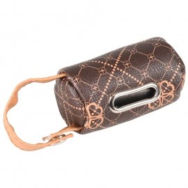 Flamingo Bag Holder Vito диспенсер со сменными пакетами для фекалий, коричневый