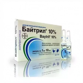 Bayer Байтрил 10% антимікробний лікарський препарат орального застосування