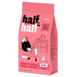 Half&Half Kitten Beef сухой корм для котят ГОВЯДИНА