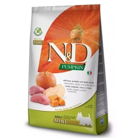 Farmina (Фарміна) N & D Grain Free Pumpkin Boar & Apple Adult Mini корм для дорослих собак дрібних порід ДИКИЙ КАБАН, ГАРБУЗ, ЯБЛУКО