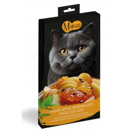 Mavsy Creamy Superfood Vegan Apple Marmalade, Plantain Seeds & Trail Of Catnip ласощі для котів у вигляді крему ЯБЛУКА ТА КОТЯЧА М'ЯТА