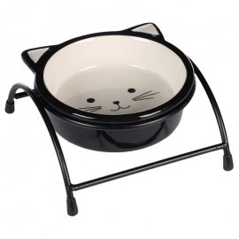 Flamingo Ansu Cat керамічна миска на підставці для котів