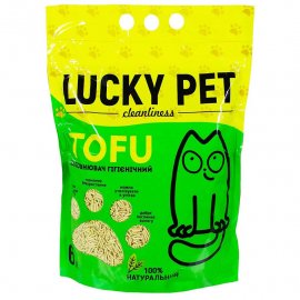 Lucky Pet Tofu Соевый наполнитель для кошачьего туалета МЯТА