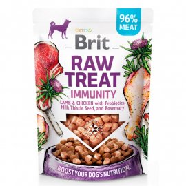 Brit Care Dog Raw Treat Immunity Freeze-dried Lamb & Chicken лакомство для иммунитета собак ЯГНЕНОК И КУРИЦА