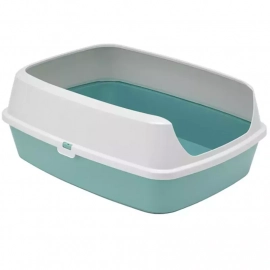 Moderna MARYLOO туалет відкритий з бортиком для котів, акварель