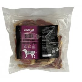 AnimAll Snack ласощі для собак, ВУХА КРОЛИКА З М'ЯСОМ КАЧКИ