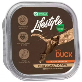 Natures Protection (Нейчез Протекшин) Lifestyle SENSITIVE DIGESTION DUCK (УТКА) влажный корм для кошек с чувствительным пищеварением