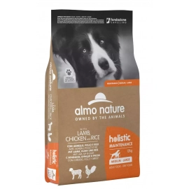 Almo Nature Holistic LAMB & CHIKEN сухой корм для собак средних и крупных пород ЯГНЕНОК И КУРИЦА