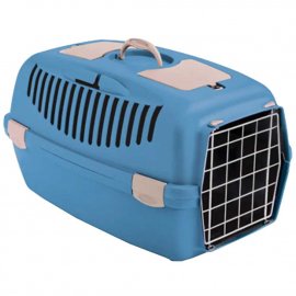 Stefanplast (Стефанпласт) GULLIVER переноска для тварин, МЕТАЛ ДВЕРІ, блакитний