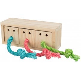 Trixie Snack Cube деревянная игрушка для лакомств для попугаев и корелл (62815)