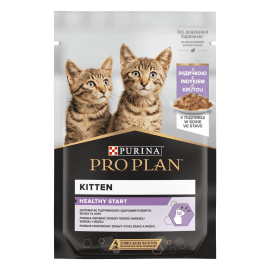Purina Pro Plan (Пуріна Про План) Kitten Healthy Start Turkey вологий корм для кошенят, шматочки в підливі ІНДИЧКА Purina Pro Plan (Пуріна Про План) Kitten Healthy Start Turkey вологий корм для кошенят, шматочки в підливі ІНДИЧКА