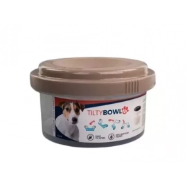 TILTY Bowl Миска непроливайка для собаки, cream