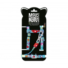 Max & Molly Urban Pets Cat Harness/Leash Set шлея с поводком для кошек Little Monster