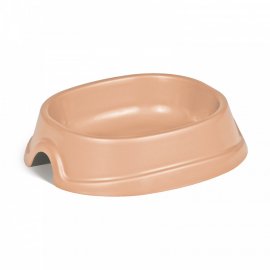 Природа пластикова миска Модерн для собак і котів, рожево-бежева