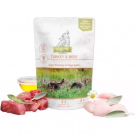 Isegrim (Ізегрім) Pouch Roots Junior Turkey & Beef Консерви для цуценят з індичкою, яловичиною, бататом, лососевим жиром і гірськими травами