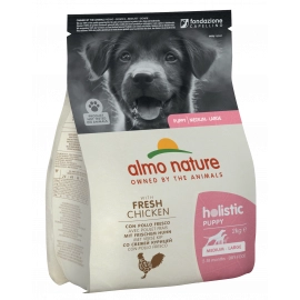 Almo Nature Holistic MEDIUM-LARGE PUPPY WITH FRESH CHICKEN сухой корм для щенков средних и больших пород КУРИЦА