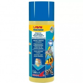 Sera TOXIVEC cредство для быстрой очистки воды в аквариуме