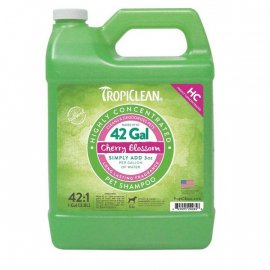 Tropiclean CHERRY BLOSSOM HC концентрированный универсальный дезодорирующий шампунь для собак и кошек ЦВЕТЫ ВИШНИ (1:42)