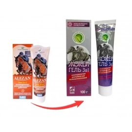 Alezan (Алезан) гель, що охолоджує-розігріває для коней