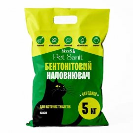 Modes PetSanit бентонітовий наповнювач для котячого туалету, середня гранула