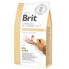Brit Veterinary Diet Dog Grain Free Hepatic Egg & Pea беззерновий сухий корм для собак із захворюваннями печінки ЯЙЦЯ та ГОРОХ