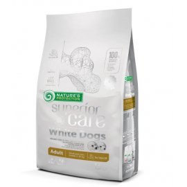Natures Protection WHITE DOGS ADULT LAMB корм для дорослих собак маленьких та мініатюрних порід з білою шерстю ЯГНЯ