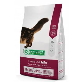 Natures Protection (Нейчез Протекшин) LARGE CAT (ЛАРДЖ ПТИЦЯ) корм для дорослих кішок великих порід