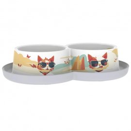 Moderna Double Trendy Dinner Indy&Louise подвійна миска для котів
