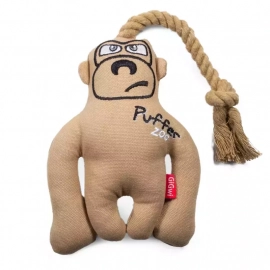 GiGwi (Гігві) Puffer zoo МАВПОЧКА іграшка для собак з пищалкою