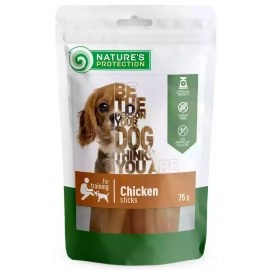 Natures Protection (Нейчез Протекшин) Snack For Dogs Chicken Sticks Ласощі для собак стіки КУРКА