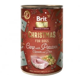Brit Care Dog Monoprotein Carp, Potatoes, Carrots & Peas Різдвяна консерва для собак КАРП і КАРТОПЛЯНИЙ САЛАТ