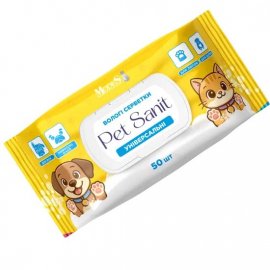 Modes Pet Sanit вологі серветки для тварин, універсальні, БЕЗ АРОМАТУ