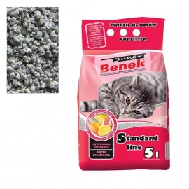 Super Benek (Супер Бенек) STANDARD LINE CITRUS бентонитовый стандартный наполнитель для кошачьего туалета АРОМАТ ЦИТРУСА
