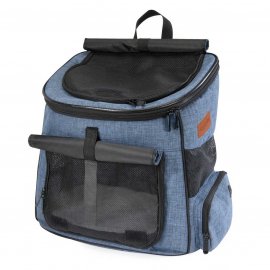 Camon (Камон) Рюкзак-переноска для животных с сеткой, синий