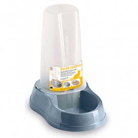 Stefanplast (Стефанпласт) Break reserve Food/Water годівниця напувалка автоматична для котів та собак, металевий-синій