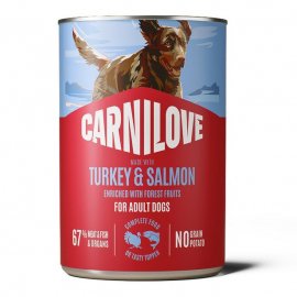 Carnilove Salmon & Turkey влажный корм для собак, паштет ЛОСОСЬ и ИНДЕЙКА