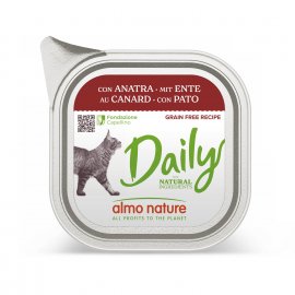 Almo Nature Daily DUCK консервы для кошек УТКА, паштет