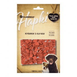 Flamingo лакомство для собак УТИНЫЕ КУБИКИ