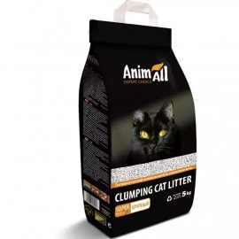 AnimAll Expert Choice НАТУРАЛ бентонитовый комкующийся наполнитель для кошачьего туалета, крупная фракция