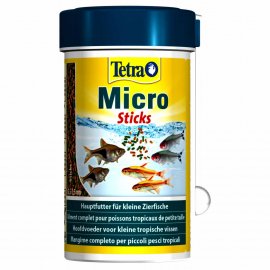 Tetra Micro Sticks Корм для мелких аквариумных рыбок, микропалочки