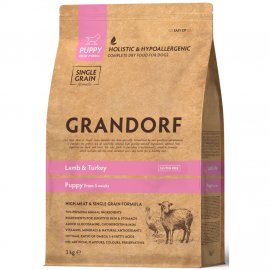 Grandorf (Грандорф) Lamb & Turkey Puppy сухий корм для цуценят всіх порід, вагітних і собак, що годують ЯГНЯ та ІНДИЧКА