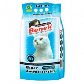 Super Benek (Супер Бенек) Antibacterial бентонитовий наполнитель для кошачьего туалета с антибактериальным средством